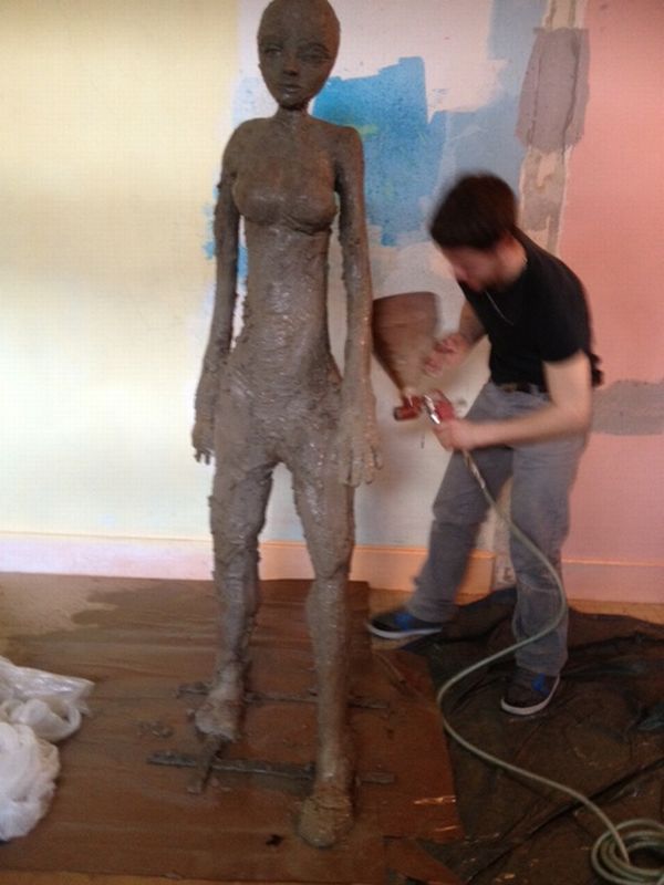 Sculptures m&eacute;moire Robert Aubry