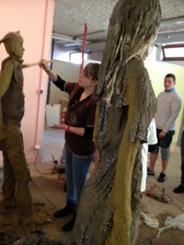 Sculptures m&eacute;moire Robert Aubry