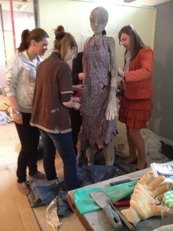 Sculptures m&eacute;moire Robert Aubry