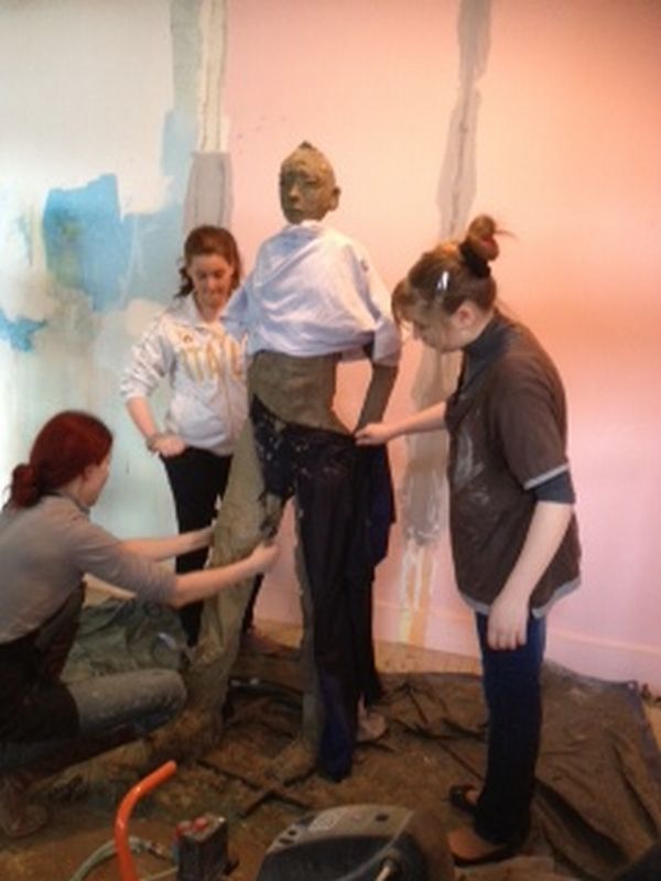 Sculptures m&eacute;moire Robert Aubry