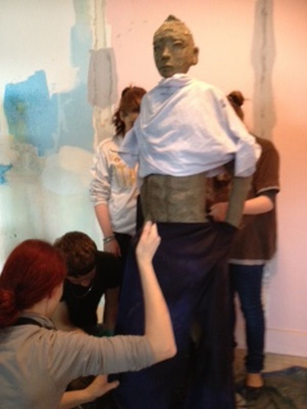 Sculptures m&eacute;moire Robert Aubry