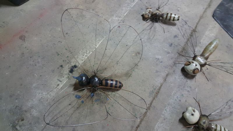 Projet artistique insectes pollinisateurs