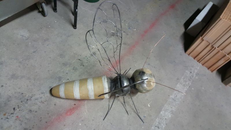 Projet artistique insectes pollinisateurs