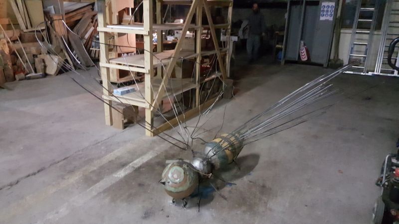 Projet artistique insectes pollinisateurs