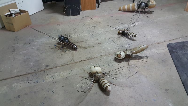 Projet artistique insectes pollinisateurs