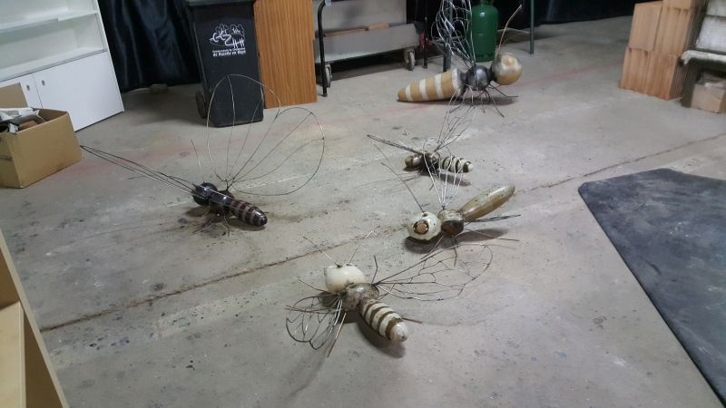 Projet artistique insectes pollinisateurs