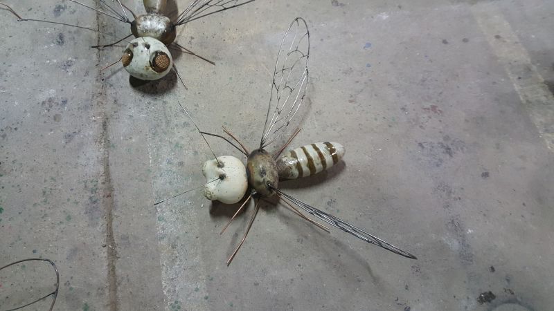 Projet artistique insectes pollinisateurs