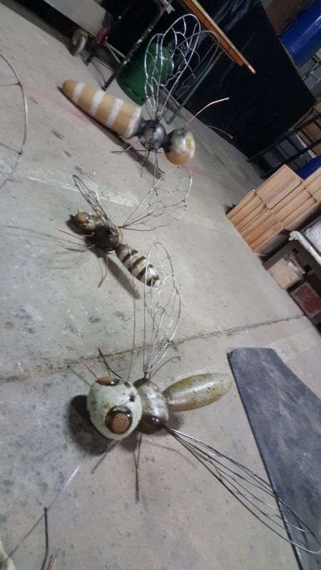 Projet artistique insectes pollinisateurs