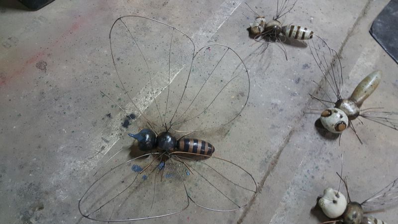 Projet artistique insectes pollinisateurs