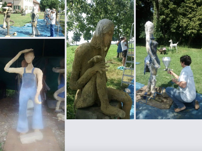 Workshop C&eacute;line Laurent Grand format &agrave; Fessenheim